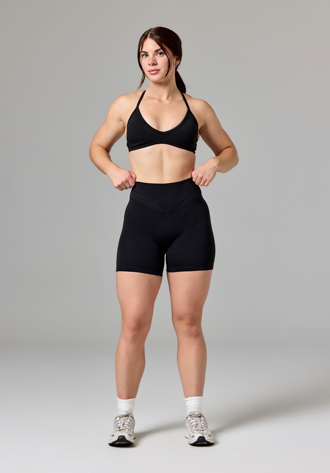 Reluna Icon High-Rise Sculptseam® Plus Short 6” Black Shorts Paragon Fitwear 