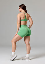 Reluna™ Icon High-Rise Sculptseam® Plus Short 6” Matcha Shorts Paragon Fitwear 