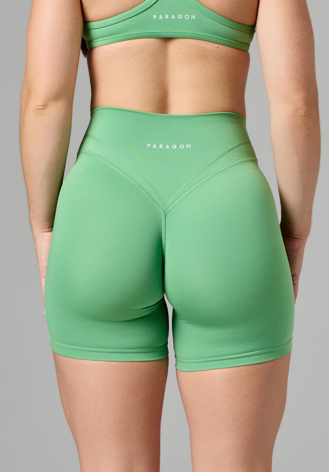 Reluna™ Icon High-Rise Sculptseam® Plus Short 6” Matcha Shorts Paragon Fitwear 