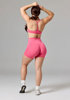 Reluna™ Icon High-Rise Sculptseam® Plus Short 6” Rose Shorts Paragon Fitwear 