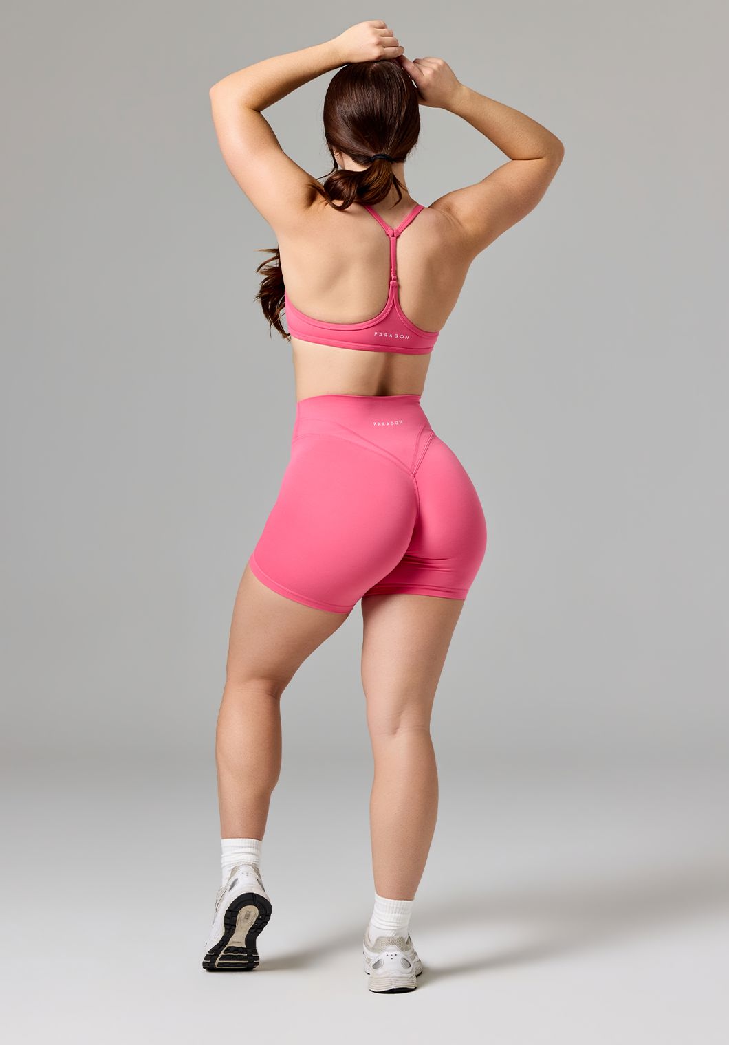 Reluna™ Icon High-Rise Sculptseam® Plus Short 6” Rose Shorts Paragon Fitwear 