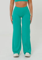 Reluna™ Icon High-Rise Sculptseam® Plus Straight Leg Pant Short- 31” Dark Mint Leggings/Joggers Paragon Fitwear 