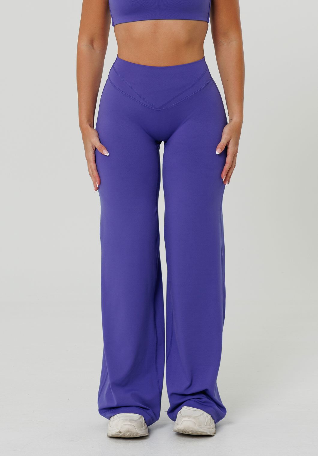 Reluna™ Icon High-Rise Sculptseam® Plus Straight Leg Pant Short- 31” Electric Violet Leggings/Joggers Paragon Fitwear 