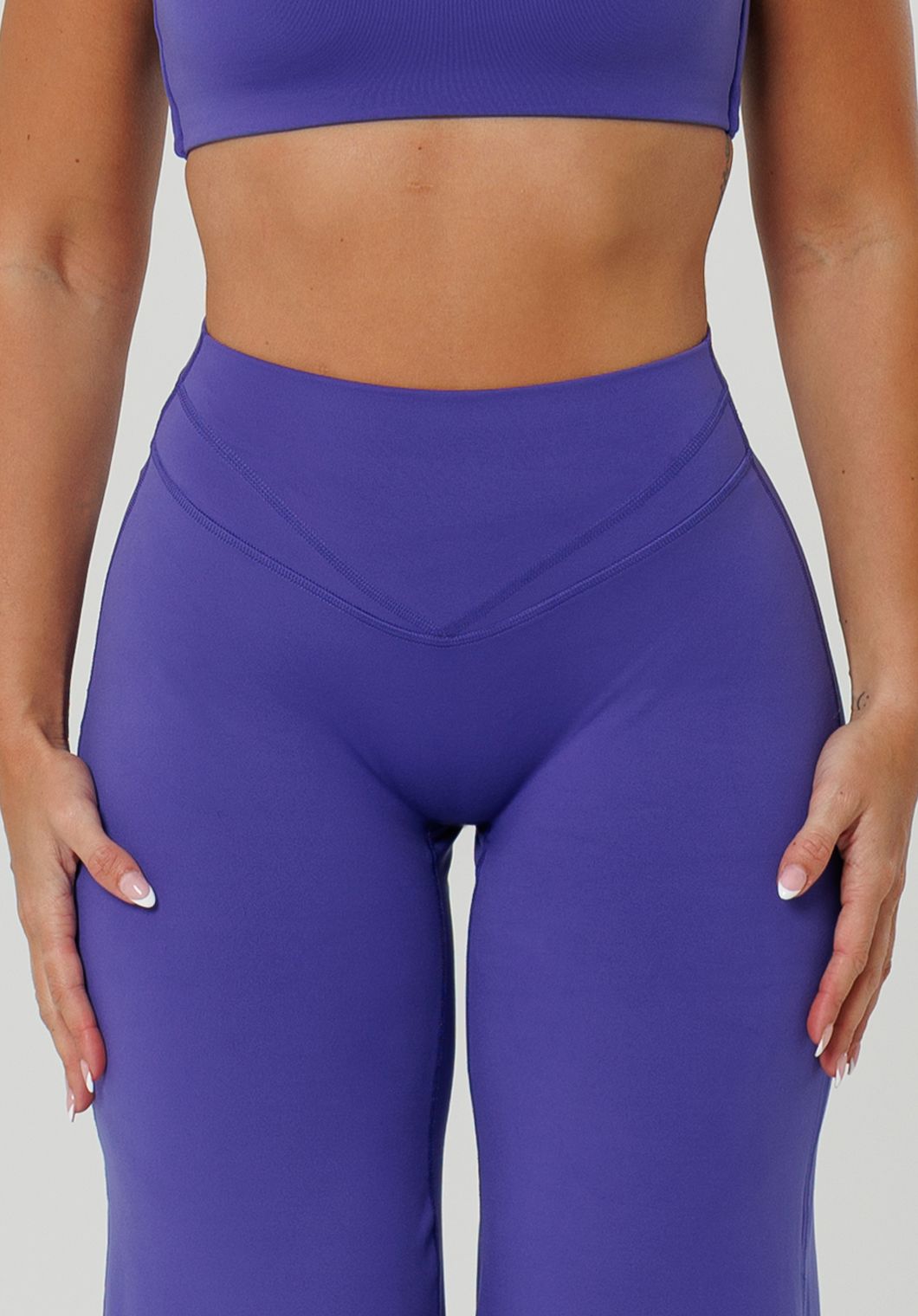 Reluna™ Icon High-Rise Sculptseam® Plus Straight Leg Pant Short- 31” Electric Violet Leggings/Joggers Paragon Fitwear 
