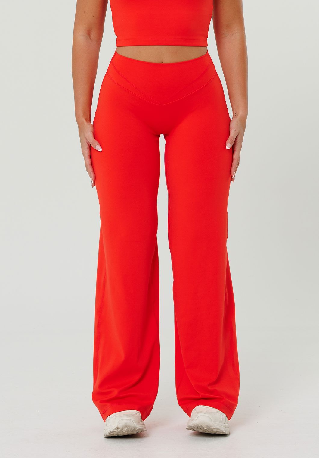 Reluna™ Icon High-Rise Sculptseam® Plus Straight Leg Pant Short- 31” Strawberry Leggings/Joggers Paragon Fitwear 