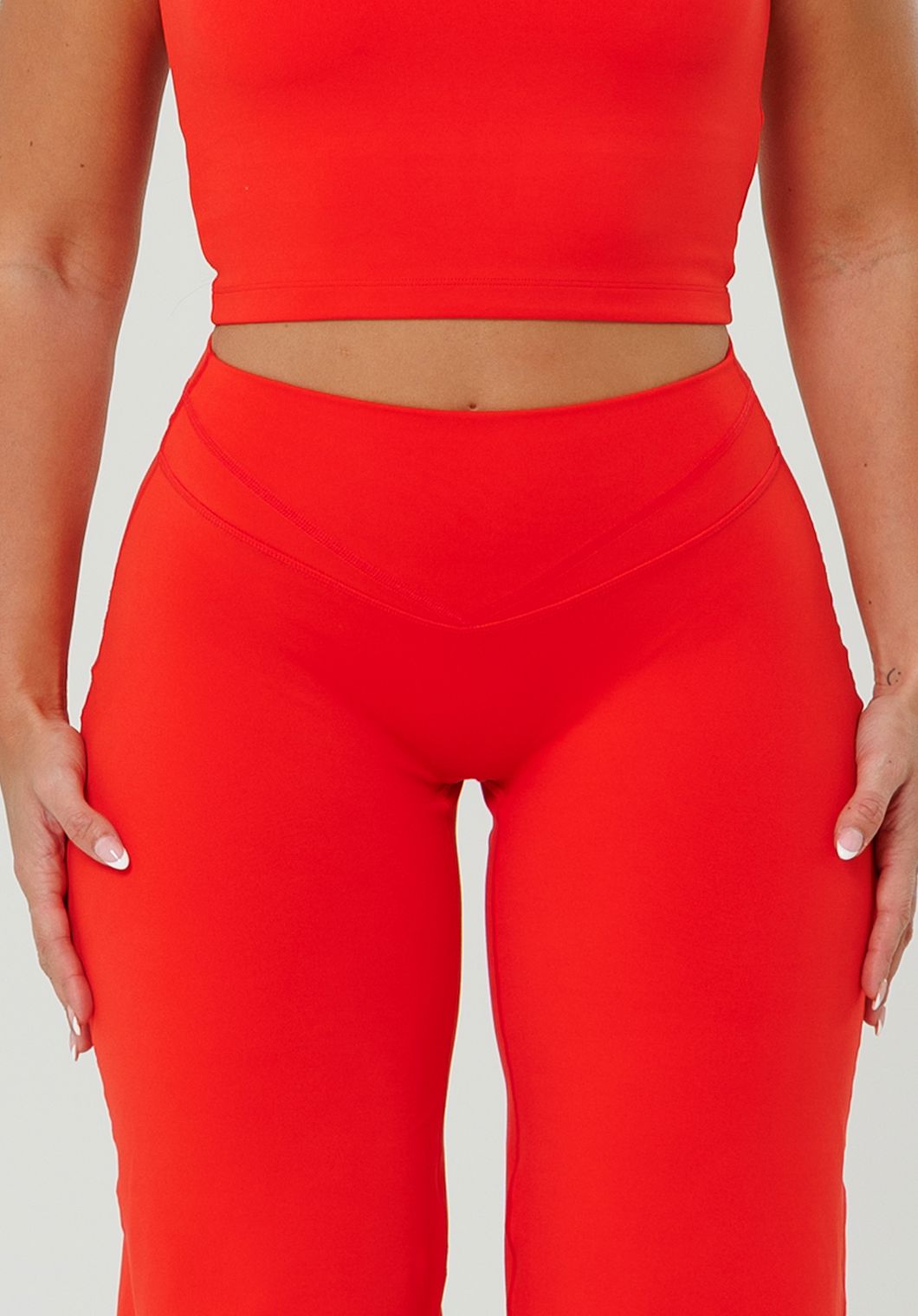 Reluna™ Icon High-Rise Sculptseam® Plus Straight Leg Pant Short- 31” Strawberry Leggings/Joggers Paragon Fitwear 