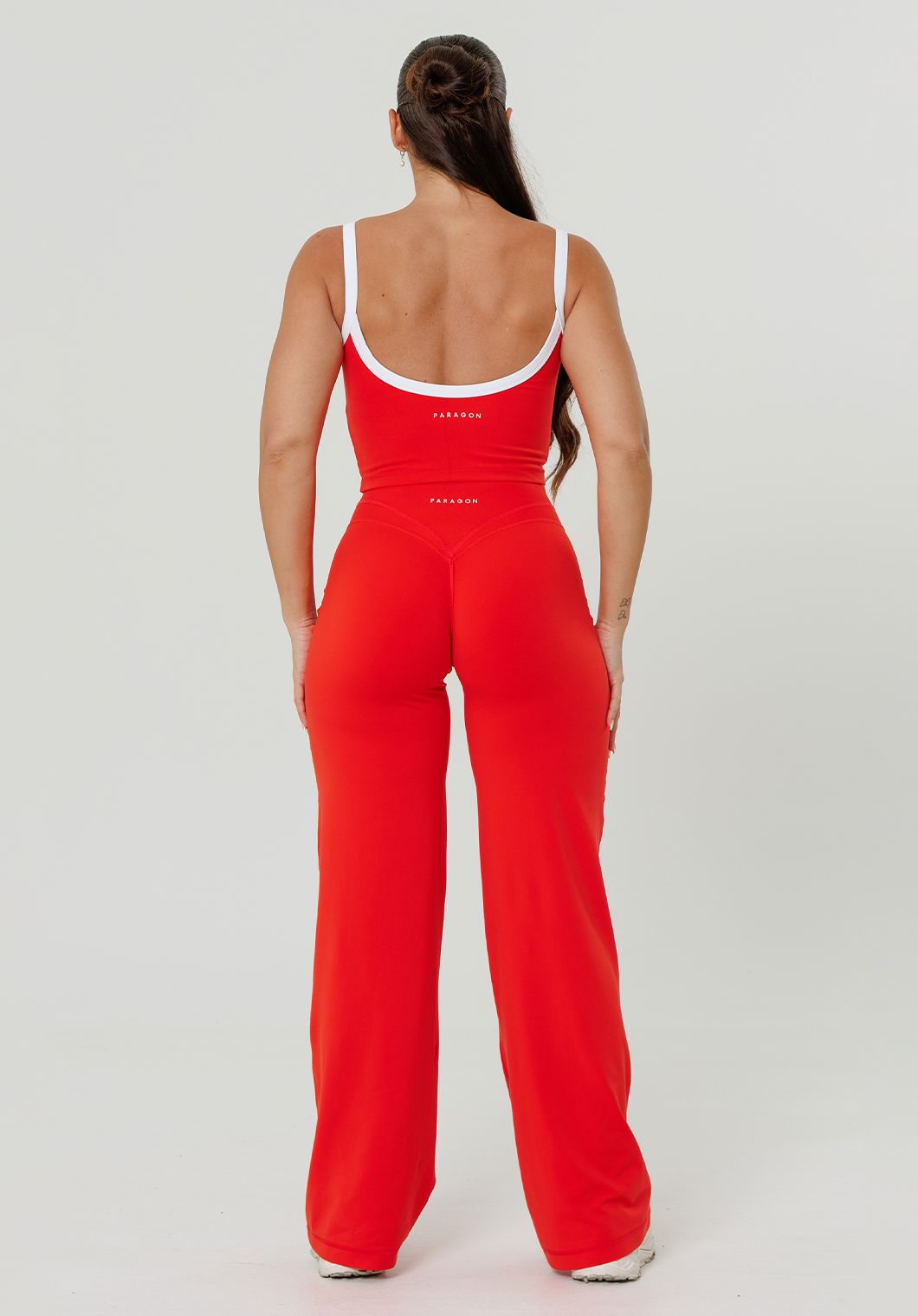 Reluna™ Icon High-Rise Sculptseam® Plus Straight Leg Pant Short- 31” Strawberry Leggings/Joggers Paragon Fitwear 