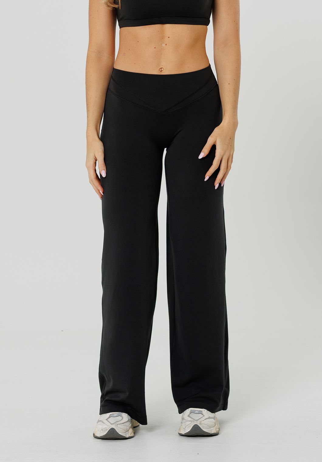 Reluna™ Icon High-Rise Sculptseam® Plus Straight Leg Pant Regular- 33” Black Leggings/Joggers Paragon Fitwear 