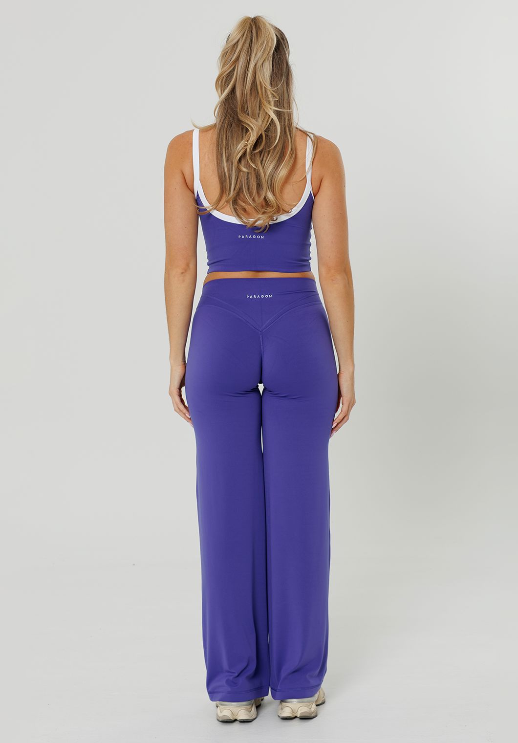 Reluna™ Icon High-Rise Sculptseam® Plus Straight Leg Pant Regular- 33” Electric Violet Leggings/Joggers Paragon Fitwear 