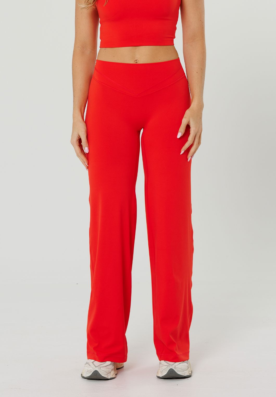 Reluna™ Icon High-Rise Sculptseam® Plus Straight Leg Pant Regular- 33” Strawberry Leggings/Joggers Paragon Fitwear 