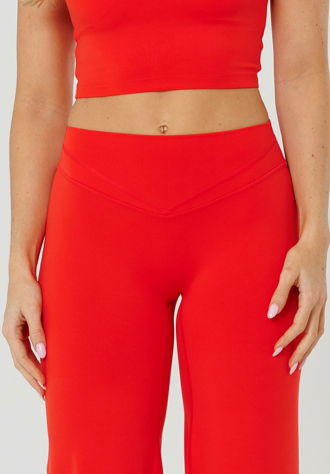 Reluna™ Icon High-Rise Sculptseam® Plus Straight Leg Pant Regular- 33” Strawberry Leggings/Joggers Paragon Fitwear 