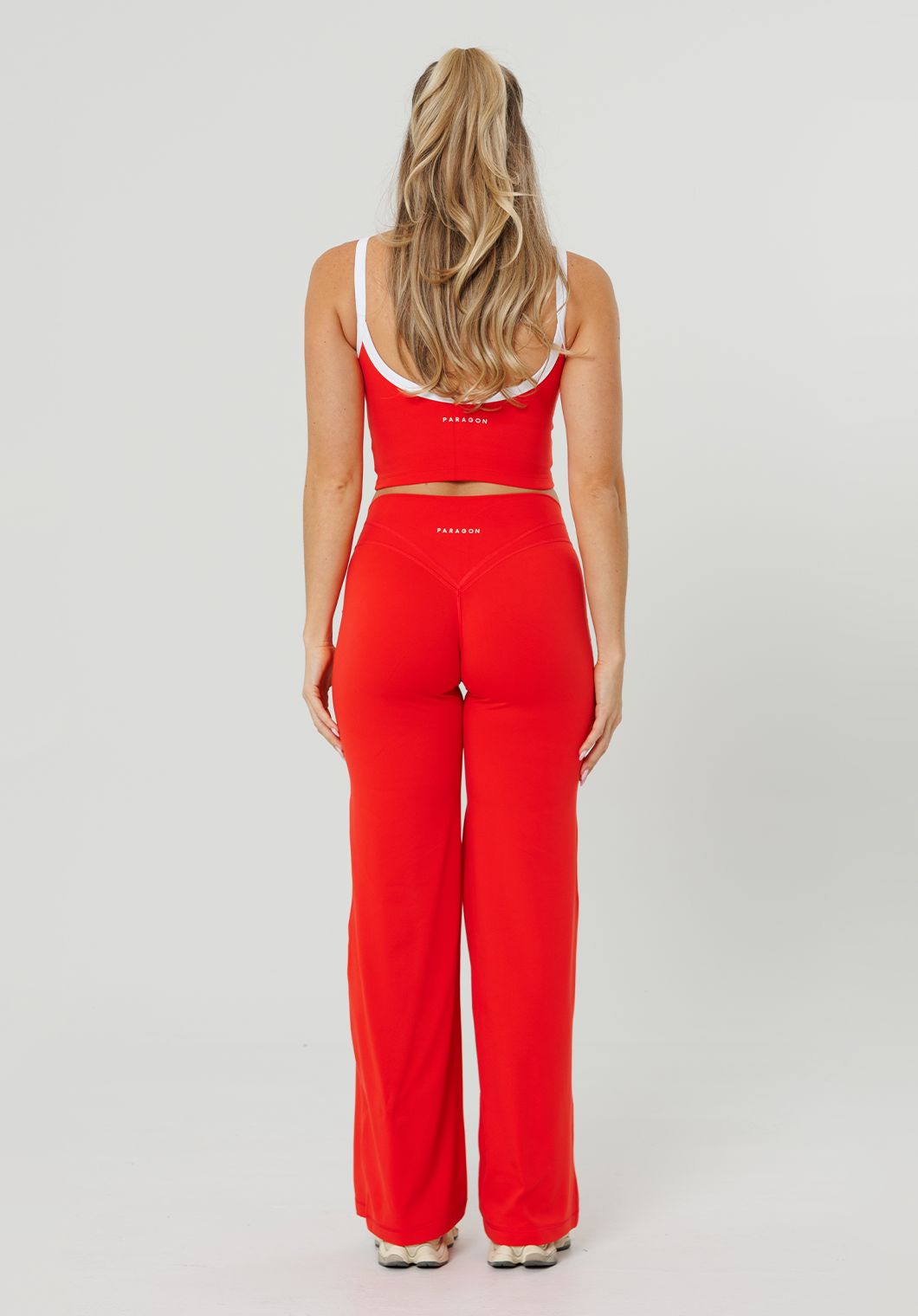 Reluna™ Icon High-Rise Sculptseam® Plus Straight Leg Pant Regular- 33” Strawberry Leggings/Joggers Paragon Fitwear 