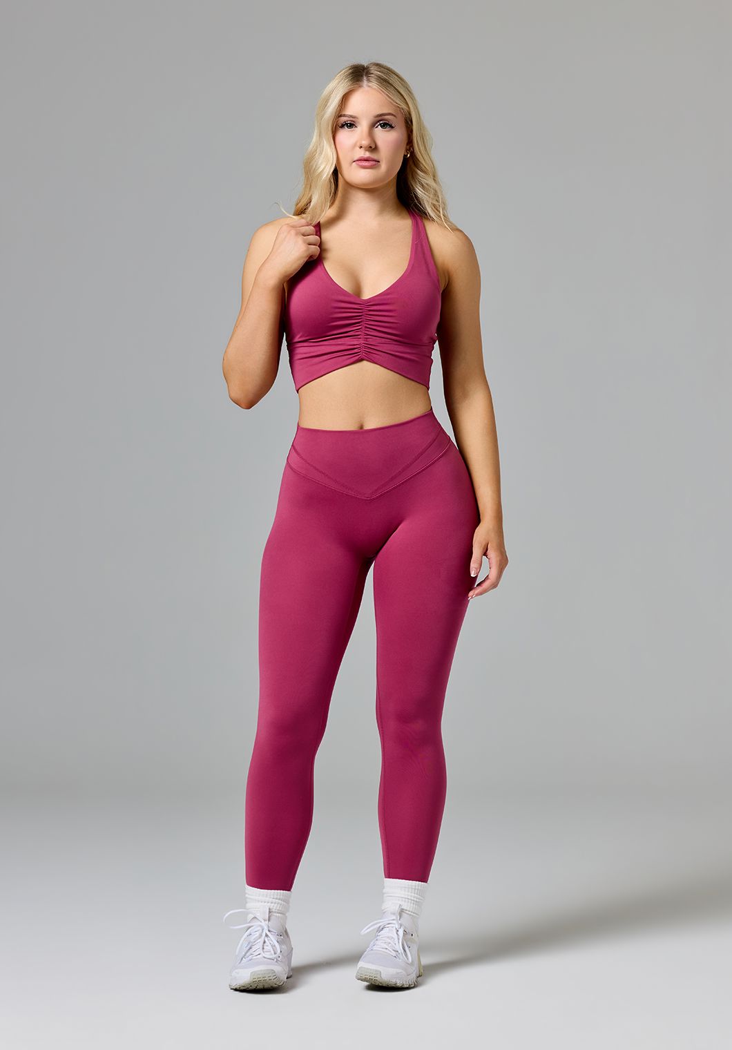 Reluna™ Icon High-Rise Sculptseam® Plus Legging Raspberry Leggings/Joggers Paragon Fitwear 