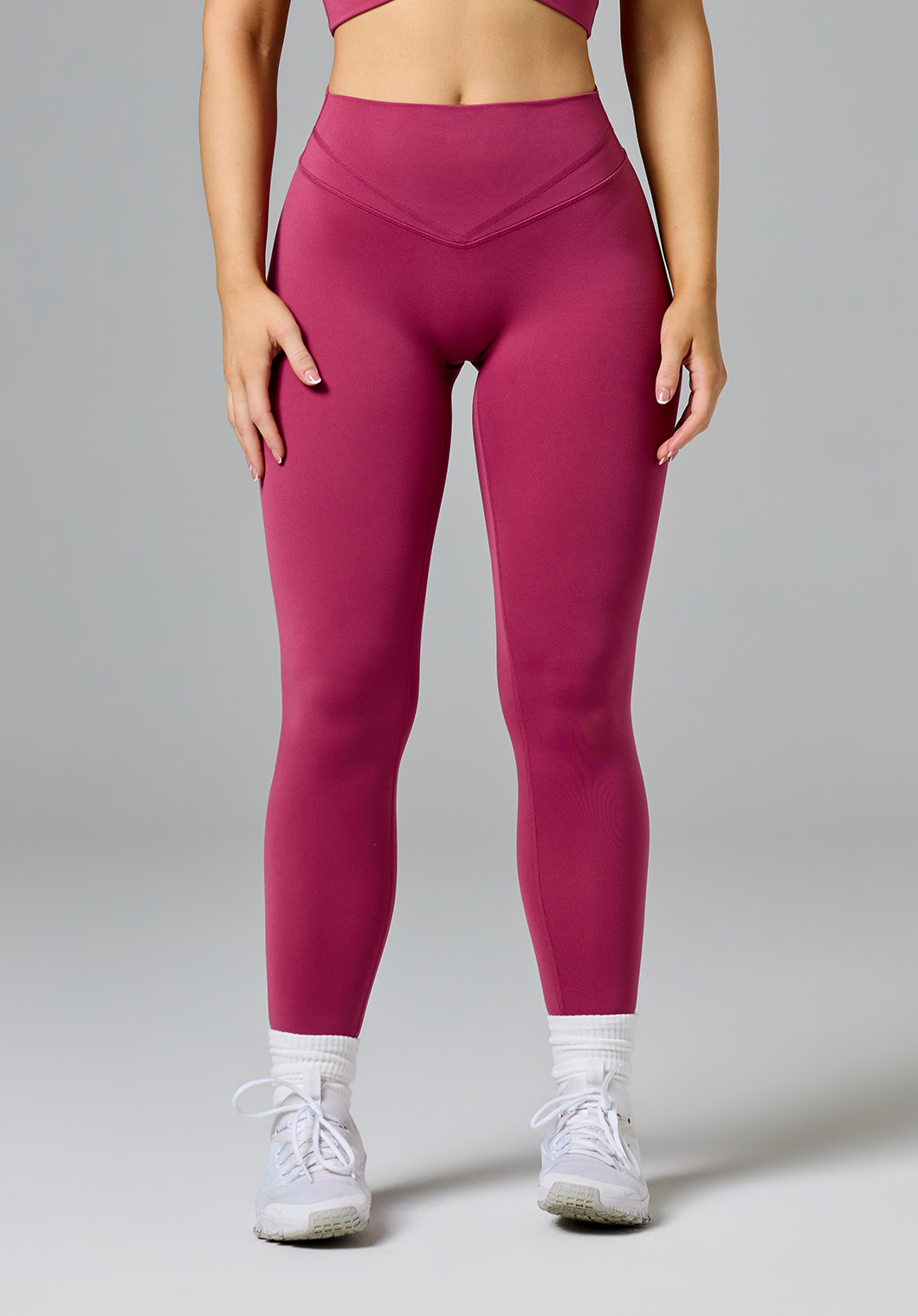 Reluna™ Icon High-Rise Sculptseam® Plus Legging Raspberry
