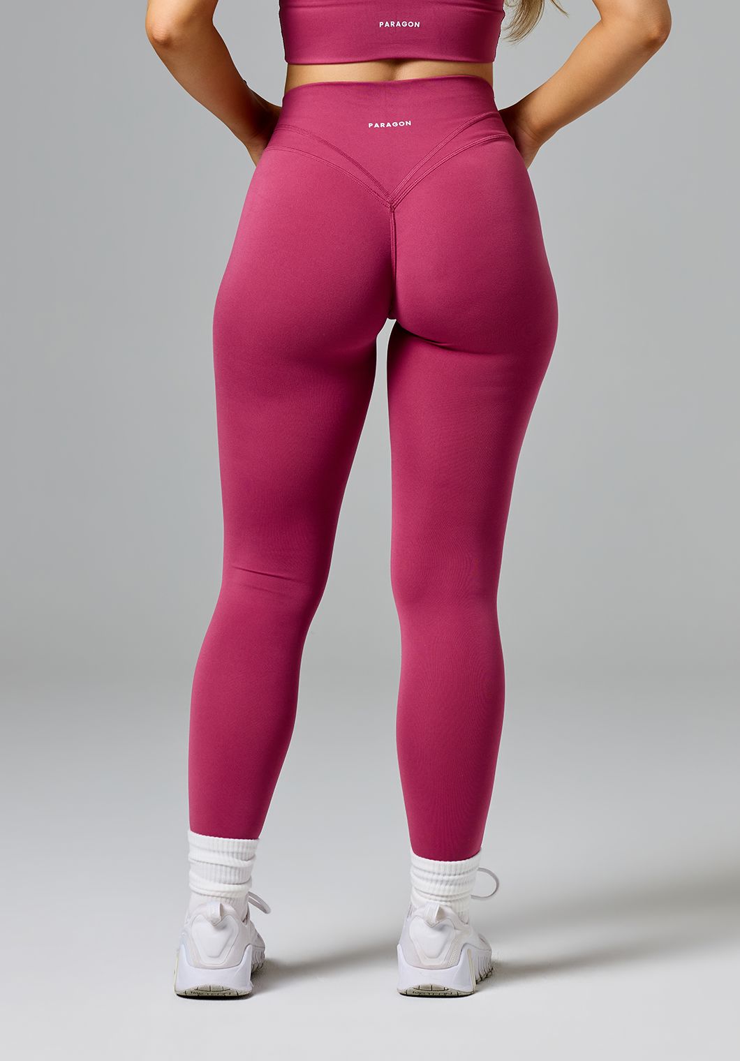 Reluna™ Icon High-Rise Sculptseam® Plus Legging Raspberry Leggings/Joggers Paragon Fitwear 