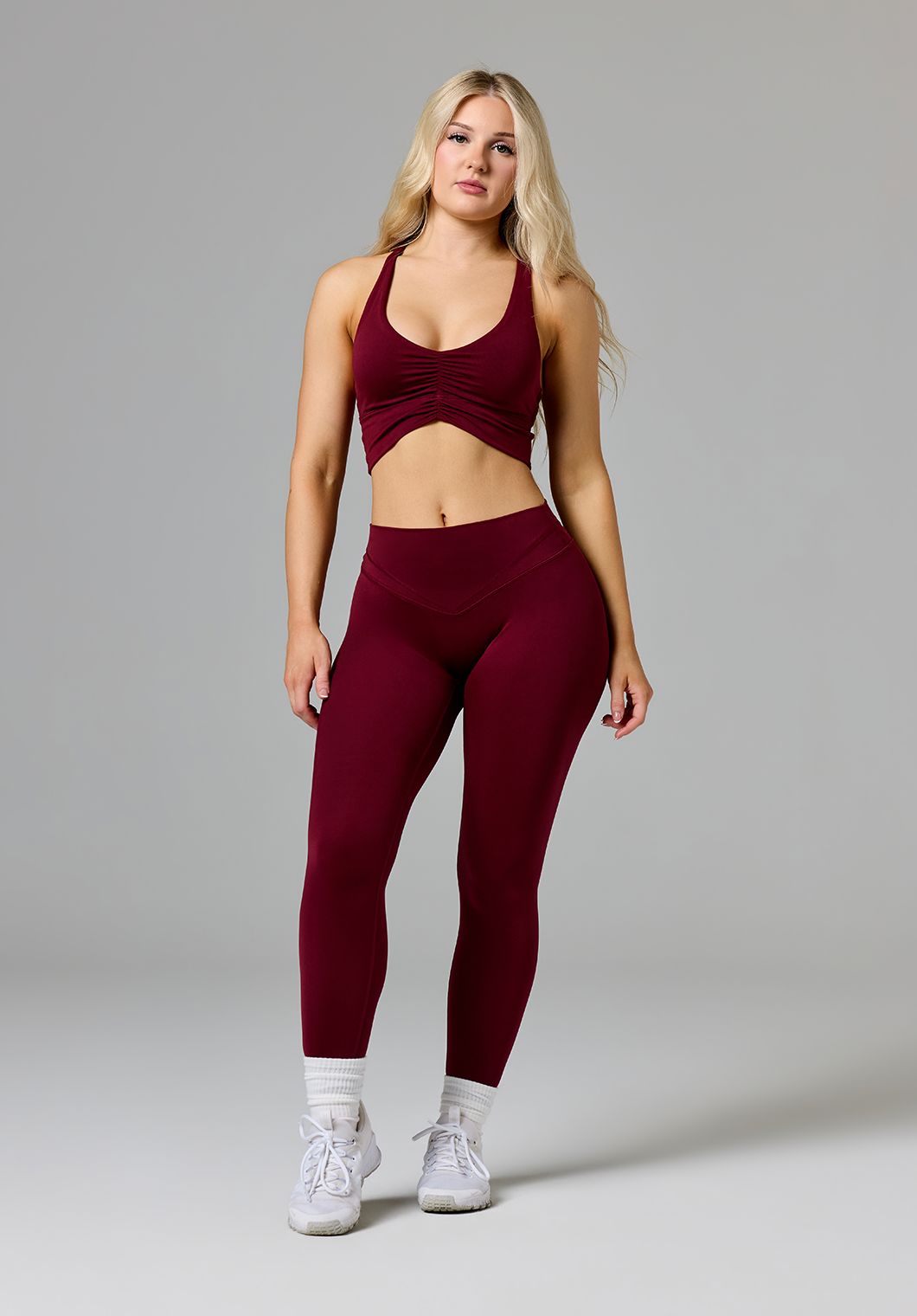 Reluna™ Icon High-Rise Sculptseam® Plus Legging Red Velvet Leggings/Joggers Paragon Fitwear 