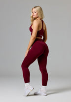 Reluna™ Icon High-Rise Sculptseam® Plus Legging Red Velvet Leggings/Joggers Paragon Fitwear 
