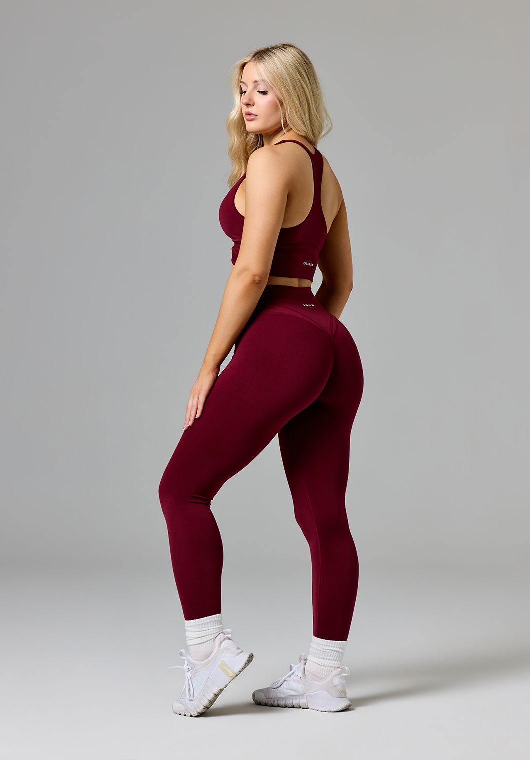 Reluna™ Icon High-Rise Sculptseam® Plus Legging Red Velvet Leggings/Joggers Paragon Fitwear 