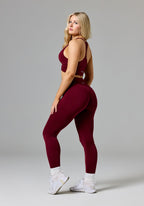 Reluna™ Icon High-Rise Sculptseam® Plus Legging Red Velvet Leggings/Joggers Paragon Fitwear 