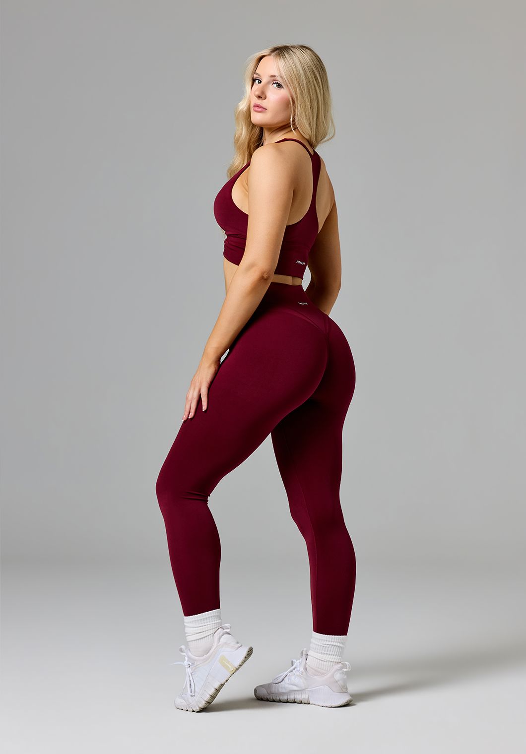 Reluna™ Icon High-Rise Sculptseam® Plus Legging Red Velvet Leggings/Joggers Paragon Fitwear 