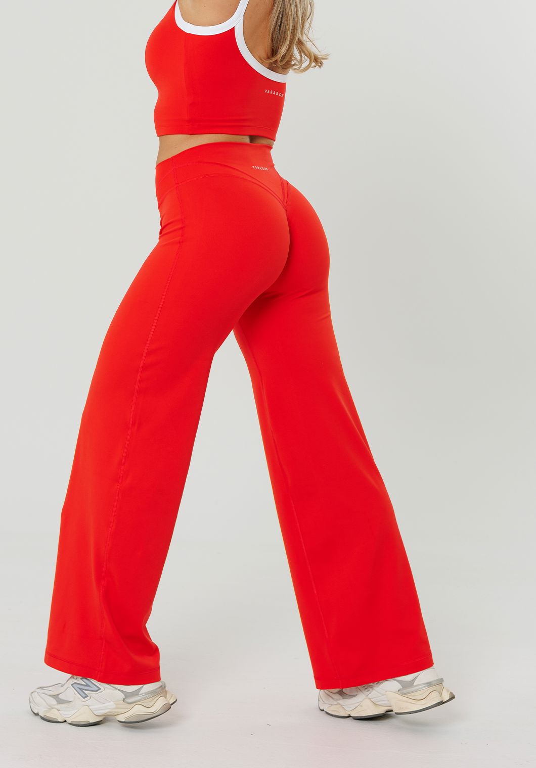 Reluna™ Icon High-Rise Sculptseam® Plus Straight Leg Pant Regular- 33” Strawberry Leggings/Joggers Paragon Fitwear 