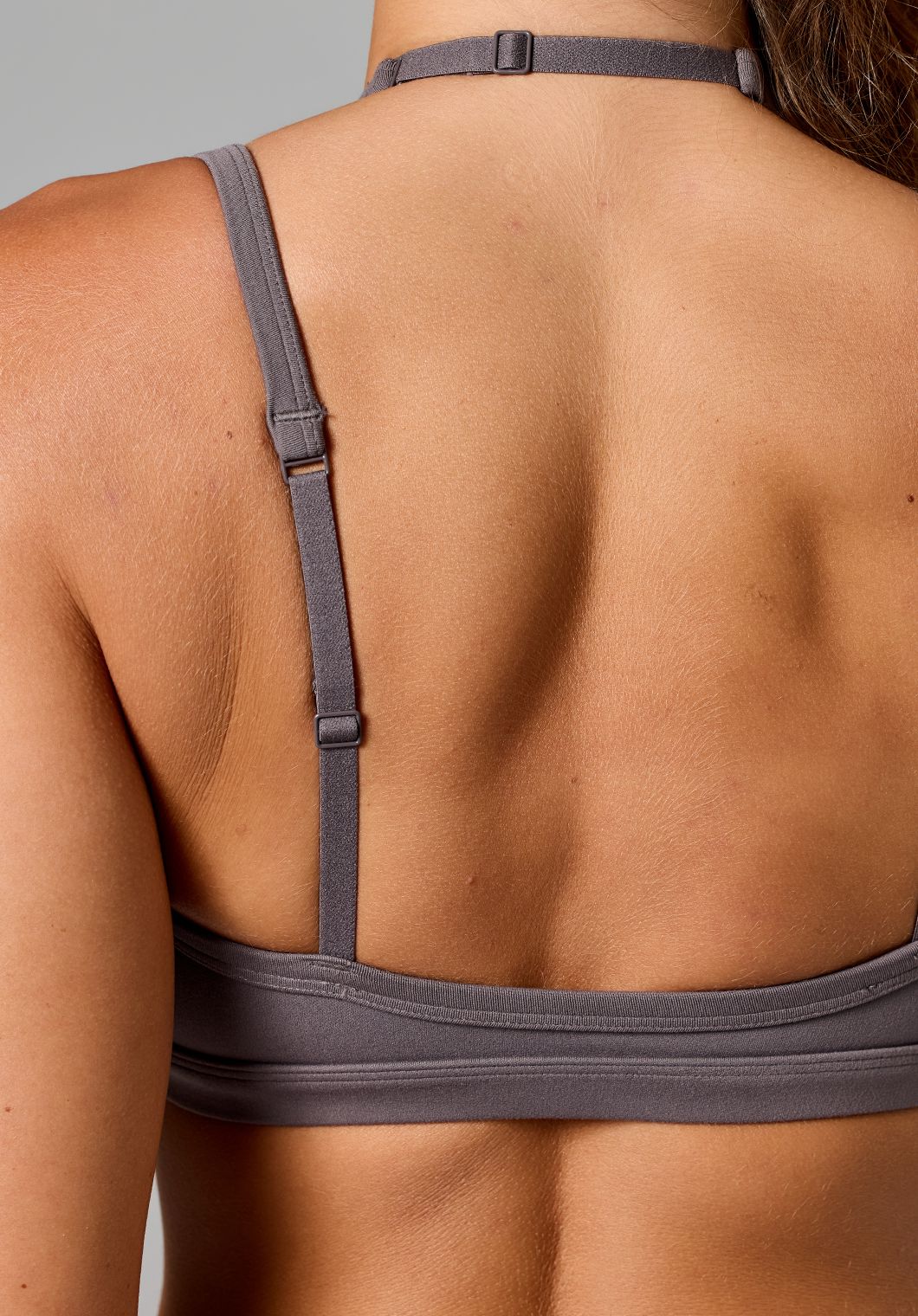 Reluna™ Monochrome Double-Layer Sports Bra Cement Sports Bras Paragon Fitwear 