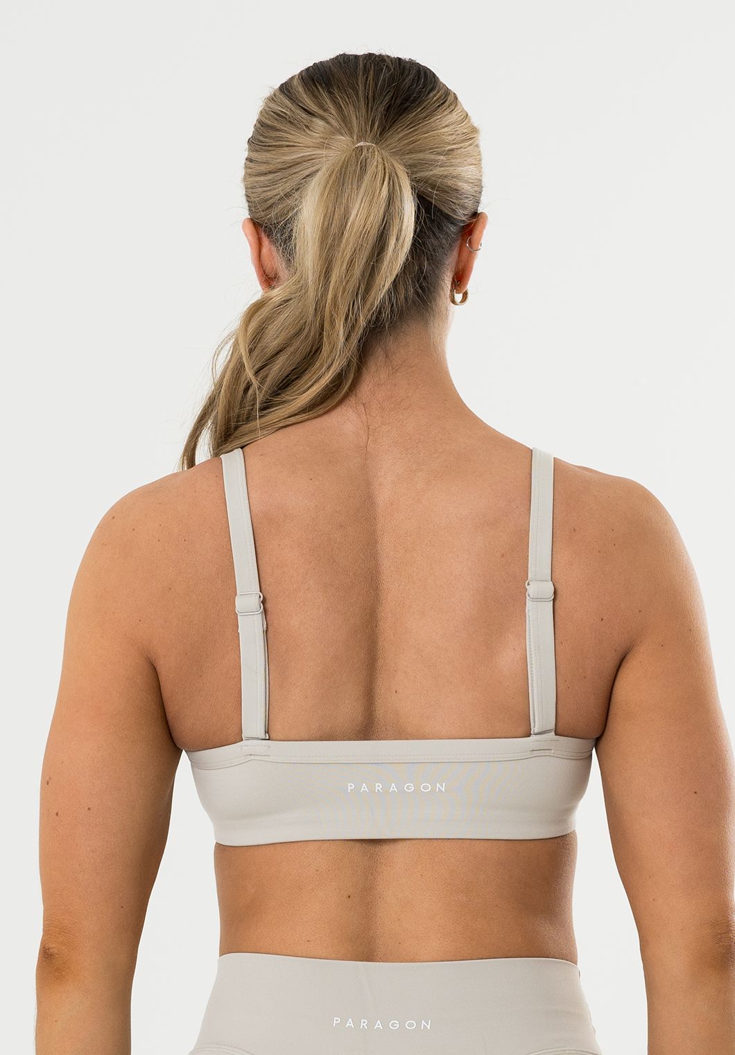 Reluna™ Multi-Fit Sports Bra Pearl Grey Sports Bras Paragon Fitwear 