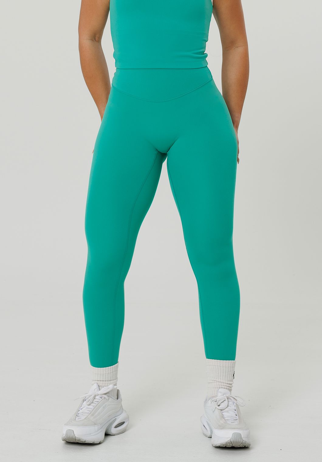Reluna Original High-Rise Sculptseam® Plus Legging Dark Mint Leggings/Joggers Paragon Fitwear 