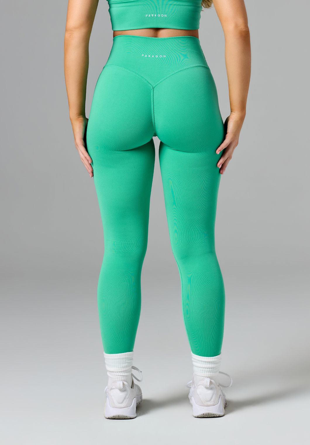 Reluna Original High-Rise Sculptseam® Plus Legging Palm Leaf Leggings/Joggers Paragon Fitwear 