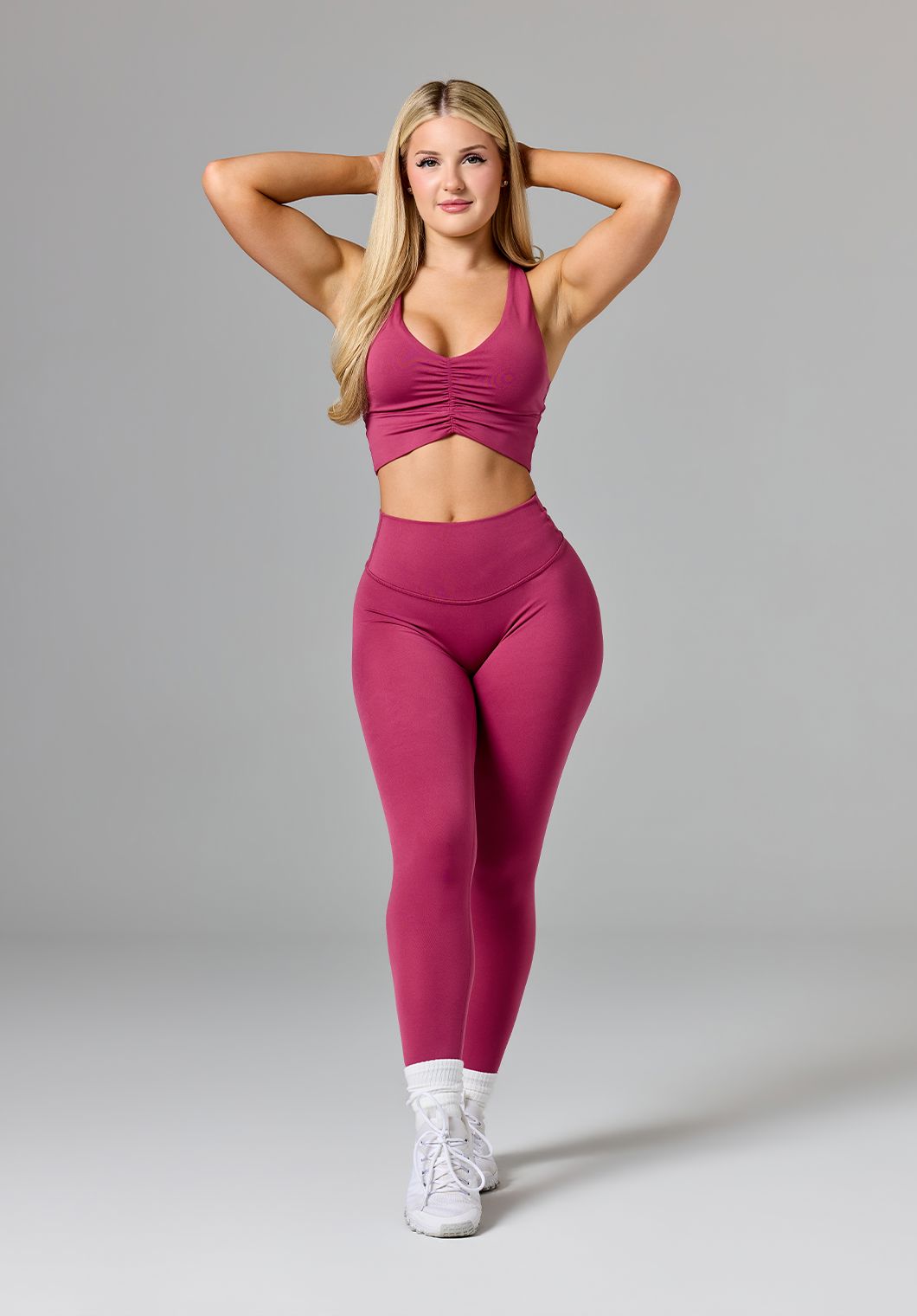 Reluna Original High-Rise Sculptseam® Plus Legging Raspberry Leggings/Joggers Paragon Fitwear 