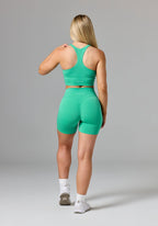 Reluna Original High-Rise Sculptseam® Plus Short 5" Palm Leaf Shorts Paragon Fitwear 