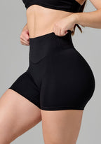 Reluna Original High-Rise Sculptseam® Short 5” Black Shorts Paragon Fitwear 