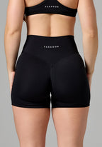 Reluna Original High-Rise Sculptseam® Short 5” Black Shorts Paragon Fitwear 