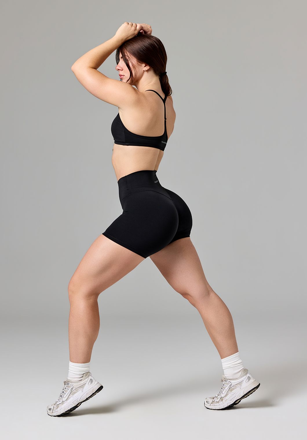 Reluna Original High-Rise Sculptseam® Short 5” Black Shorts Paragon Fitwear 