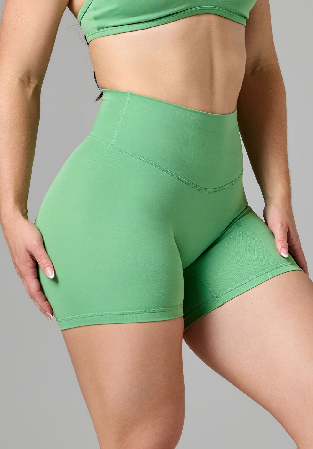 Reluna™ Original High-Rise Sculptseam® Short 5” Matcha Shorts Paragon Fitwear 