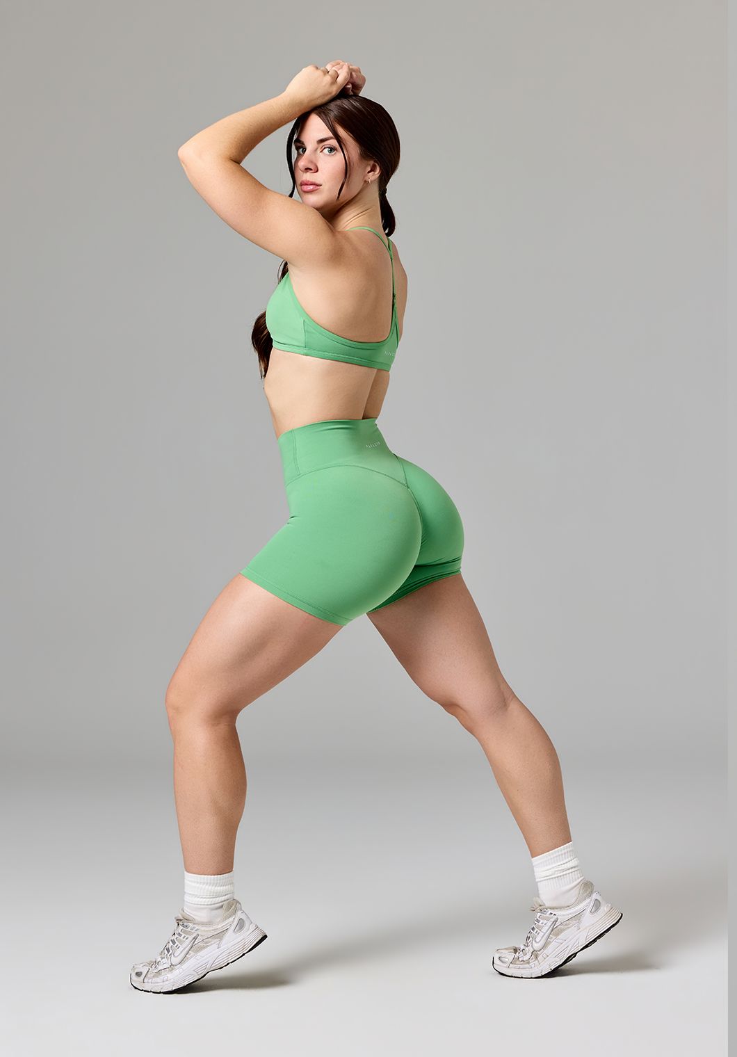 Reluna™ Original High-Rise Sculptseam® Short 5” Matcha Shorts Paragon Fitwear 