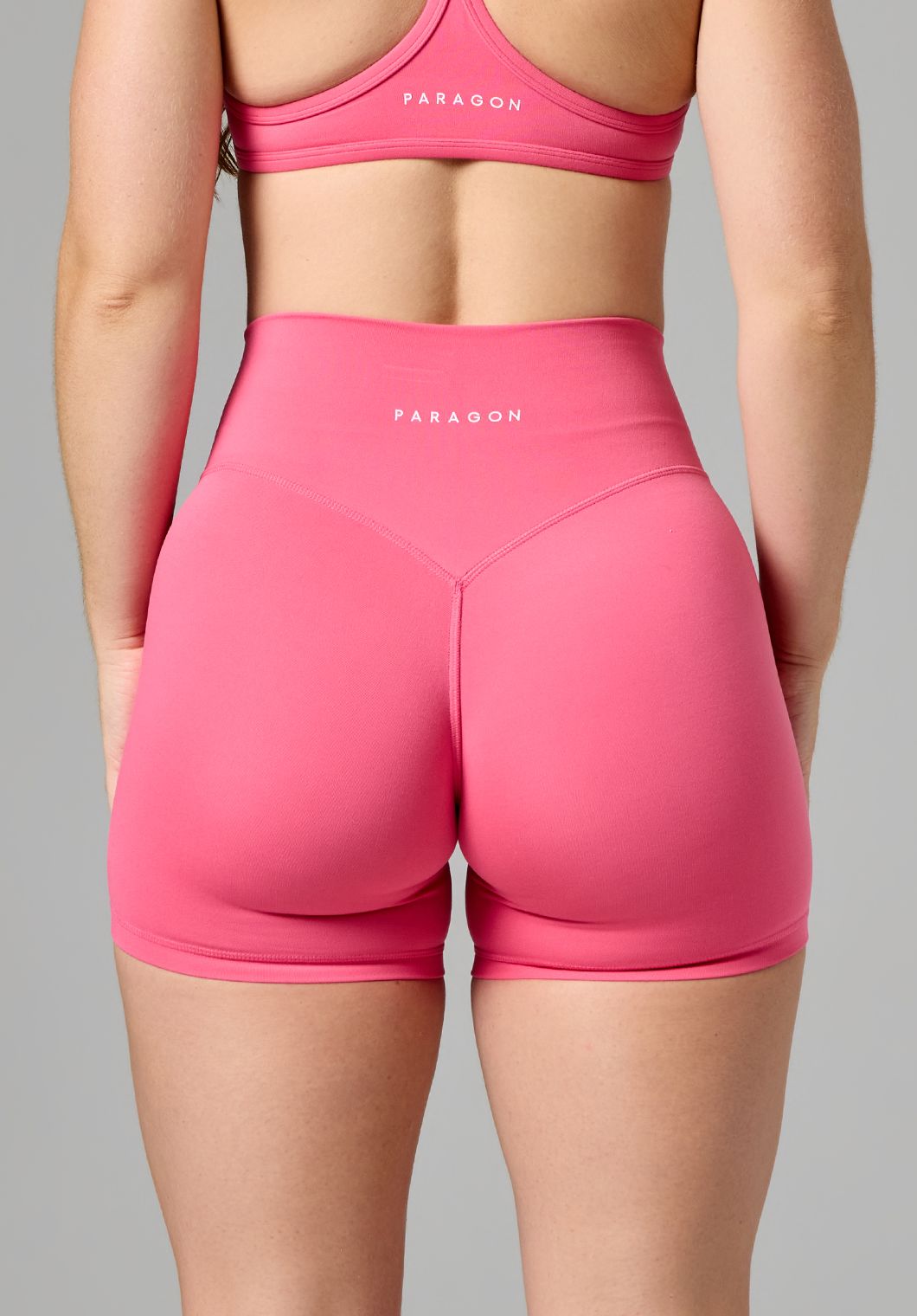 Reluna™ Original High-Rise Sculptseam® Short 5” Rose Shorts Paragon Fitwear 