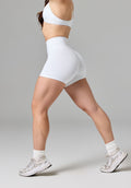 Reluna™ Original High-Rise TrueCover™ Sculptseam® Short 5” White Shorts Paragon Fitwear 