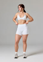 Reluna™ Original High-Rise TrueCover™ Sculptseam® Short 5” White Shorts Paragon Fitwear 