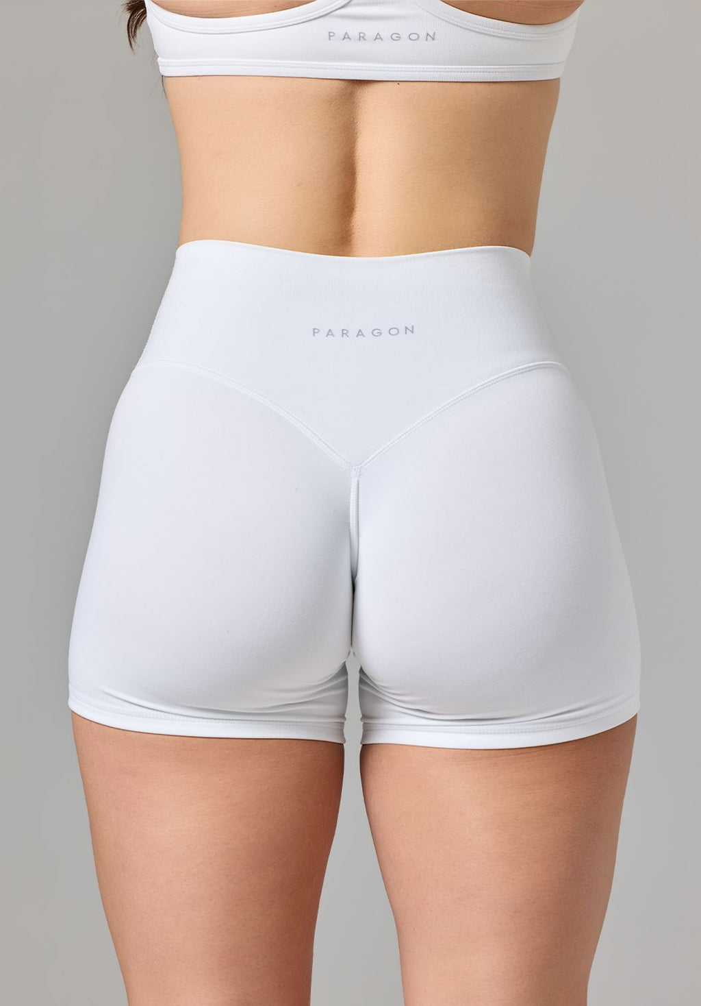 Reluna™ Original High-Rise TrueCover™ Sculptseam® Short 5” White Shorts Paragon Fitwear 