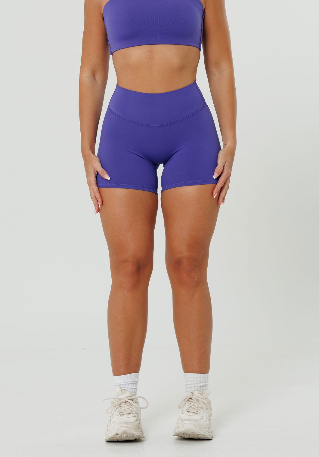 Reluna Original Mid-Rise Sculptseam® Plus Short 5" Electric Violet Shorts Paragon Fitwear 