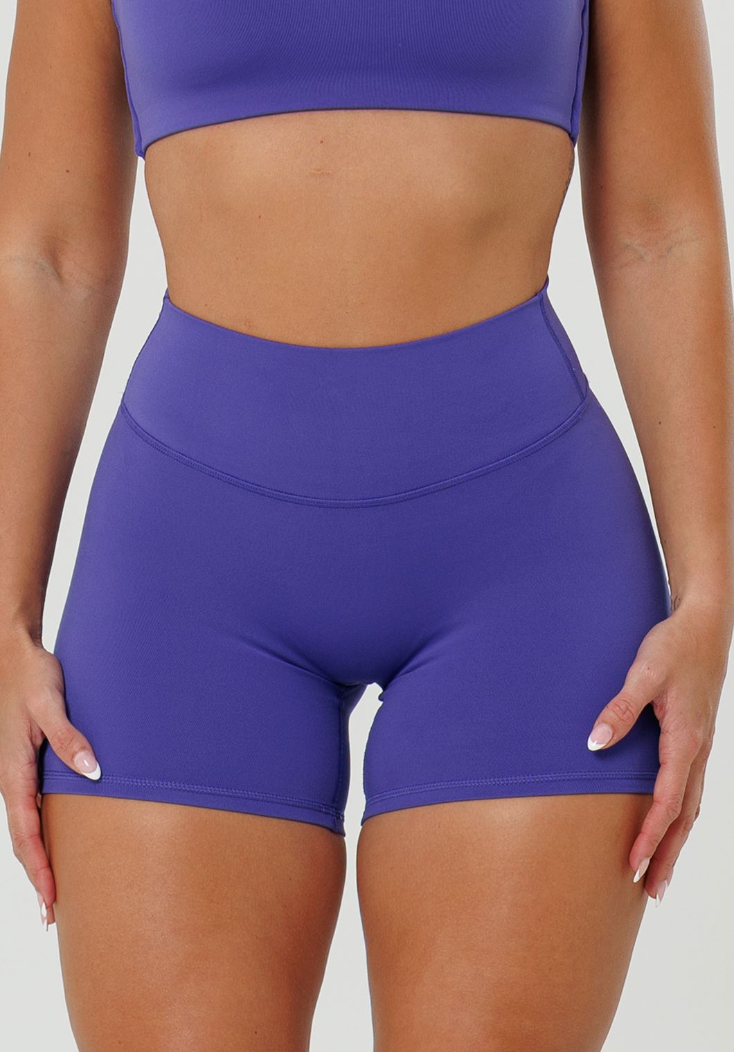 Reluna Original Mid-Rise Sculptseam® Plus Short 5" Electric Violet Shorts Paragon Fitwear 