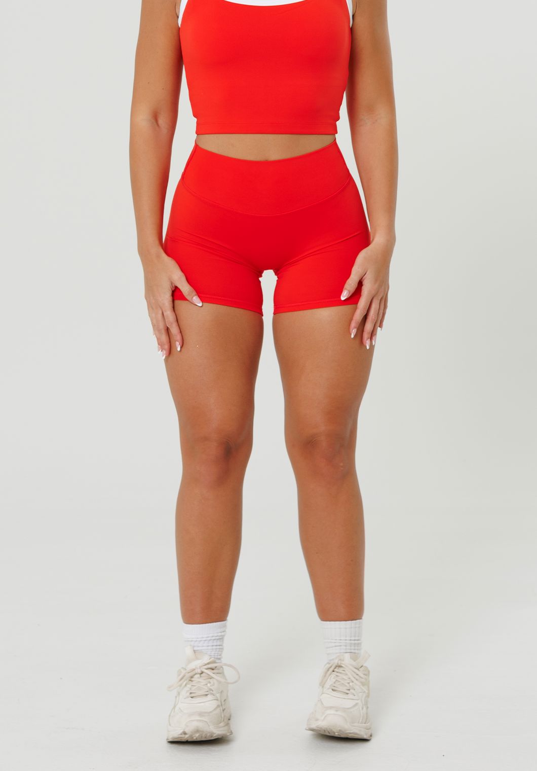 Reluna Original Mid-Rise Sculptseam® Plus Short 5" Strawberry Shorts Paragon Fitwear 