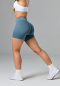 Reluna Original Mid-Rise Sculptseam® Plus Short 5" Slate Shorts Paragon Fitwear 