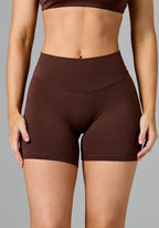 Reluna Original Mid-Rise Sculptseam® Plus Short 5" Walnut Shorts Paragon Fitwear 
