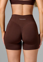 Reluna Original Mid-Rise Sculptseam® Plus Short 5" Walnut Shorts Paragon Fitwear 