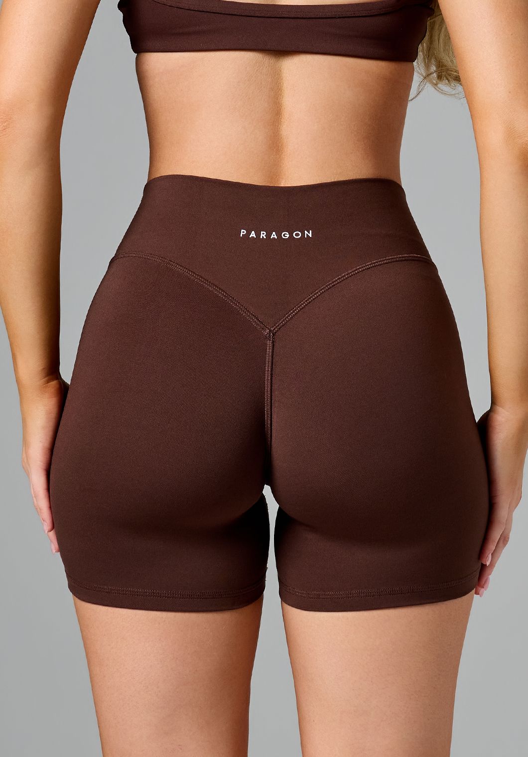 Reluna Original Mid-Rise Sculptseam® Plus Short 5" Walnut Shorts Paragon Fitwear 