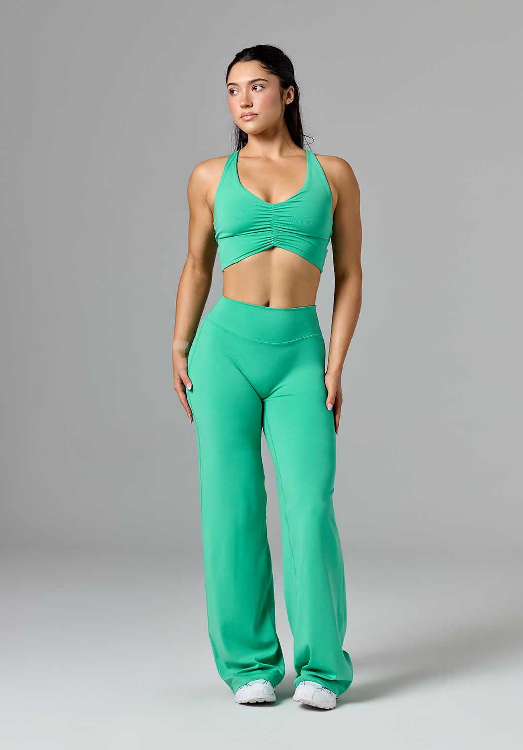 Reluna™ Original Sculptseam® Mid-Rise Straight Leg Pant Regular - Palm Leaf Leggings/Joggers Paragon Fitwear 