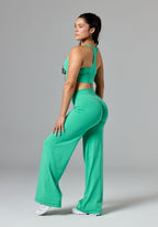 Reluna™ Original Sculptseam® Mid-Rise Straight Leg Pant Regular - Palm Leaf Leggings/Joggers Paragon Fitwear 