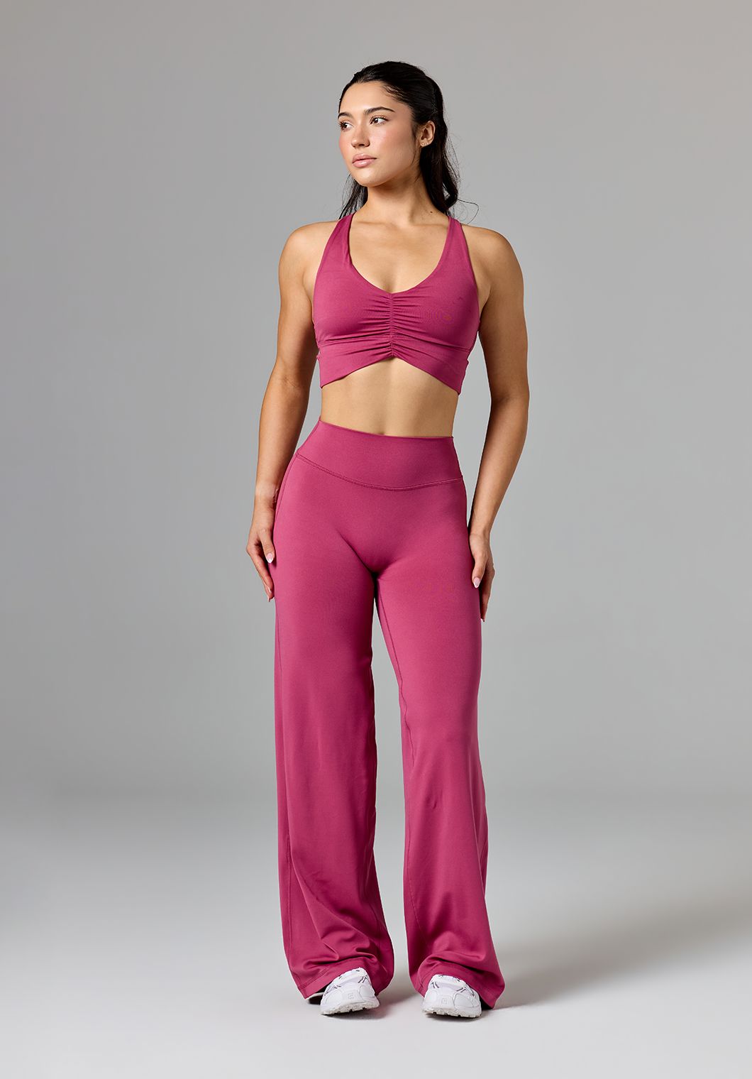 Reluna™ Original Sculptseam® Mid-Rise Straight Leg Pant Regular - Raspberry Leggings/Joggers Paragon Fitwear 